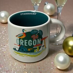 Starbucks Oregon Discovery Series Mini Mug 2oz Demitasse Ornament EUC